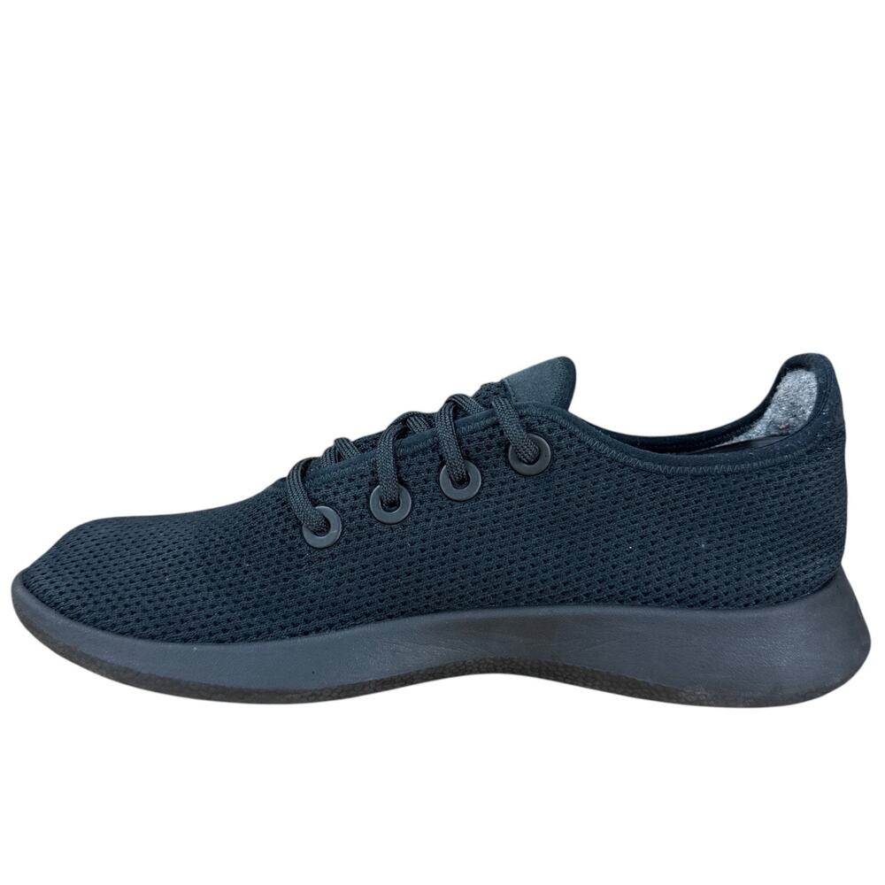 Allbirds Tree Runner Mens 10 Jet Black Sneakers Eco Sustainable Walking Shoes